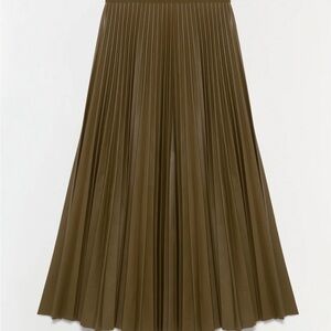 Simkhai Kezia Vegan Leather Midi Skirt